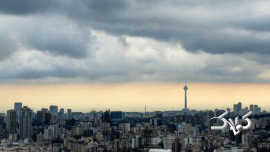 ابرها تهران- آسمان تهران