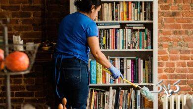 تمیز کردن کتاب