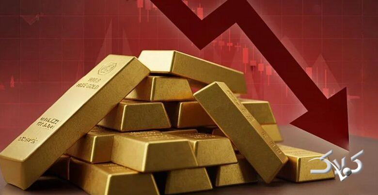 سقوط طلای جهانی به کانال پایین تر
