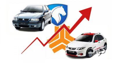 افزایش نجومی انواع خودروهای داخلی در بازار+ جدول