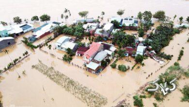 کیش زیر آب رفت + فیلم