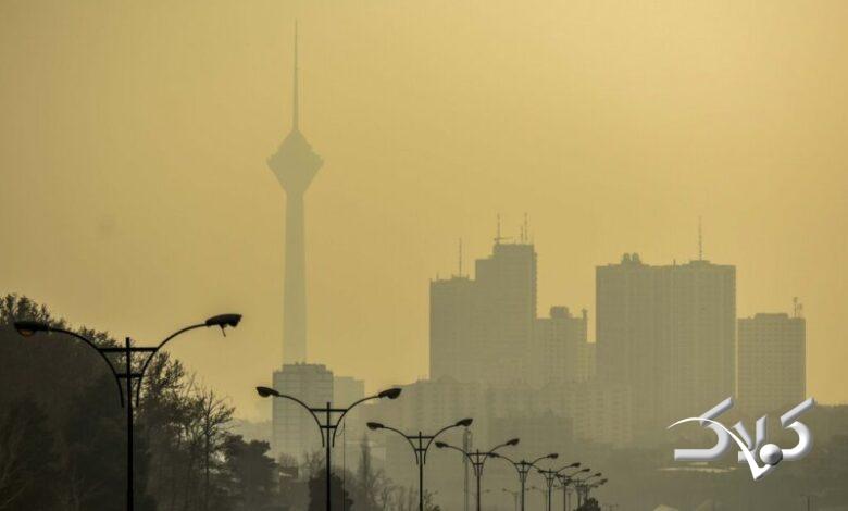 شاخص هوای تهران 5 دی / هوا آلوده شد