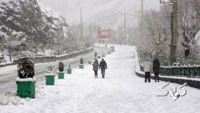 بارش برف و باران در ۱۴ استان/ یخبندان در راه است
