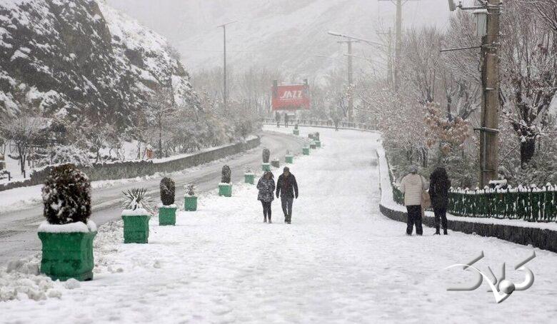 بارش برف و باران در ۱۴ استان/ یخبندان در راه است