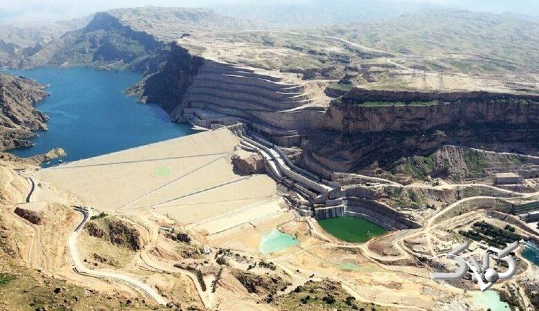 جاری شدن آب یک رودخانه به سمت سد مهم و بزرگ ایران