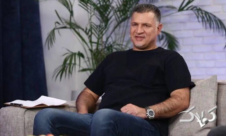 بازیگر معروف در کنار علی دایی +عکس