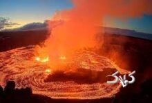 لحظاتی نادر از فوران آتشفشان کیلاویا در هاوایی را ببینید