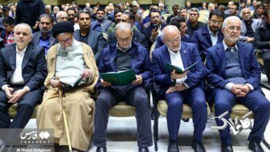 حضور چهرههای سیاسی در مراسم ترحیم خانواده سقاب اصفهانی +تصاویر