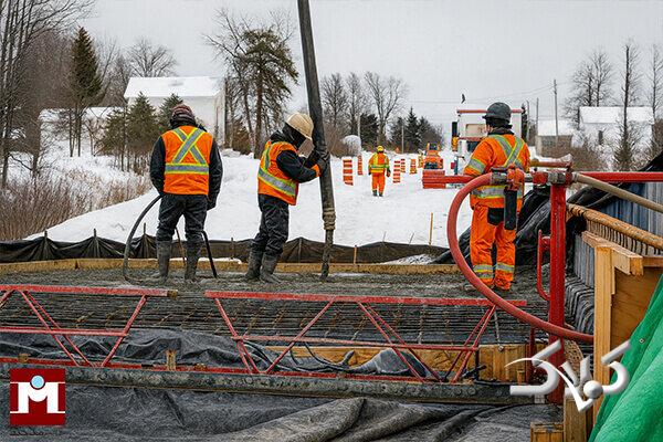 دستور کار بتن‌ریزی در هوای سرد؛ الزامات و نکات اجرایی