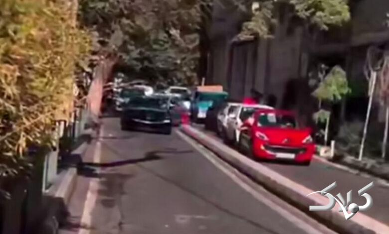 ودروهای لوکس شمال تهران را بهم ریختند! +ویدیو