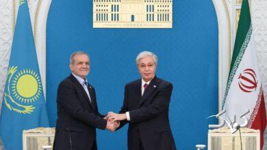 مسعود پزشکیان و قاسم ژومارت کمال اولی توکایف