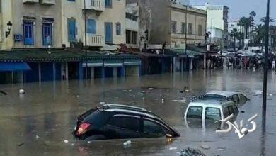 قطار خودروهای غرق شده در مراکش با ۲۱ کشته را ببینید! +ویدیو