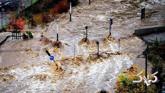 جنوب فرانسه هم زیرآب رفت + ویدیو