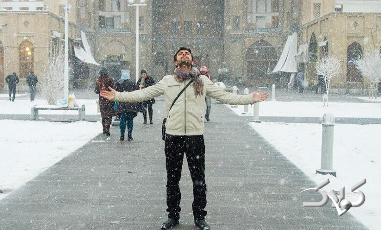 برف اصفهان