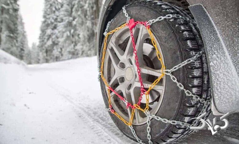 زنجیر چرخ ماشین