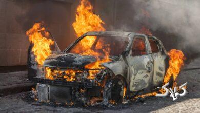 آت شگرفتن خودرو از گرما