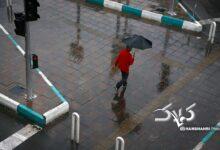 تصاویر بارش باران پاییزی در تهران