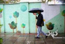 تصاویر بارش باران پاییزی در تهران