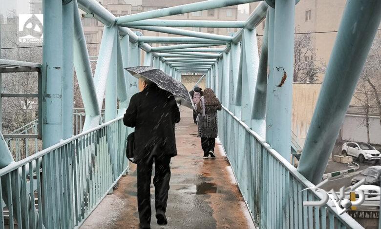 برف تهران / همشهری