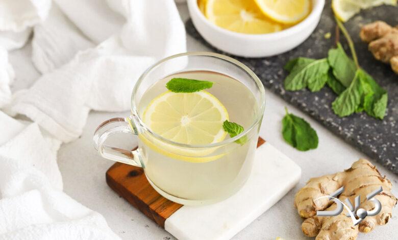 دمنوش لیمو زنجبیل