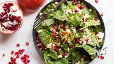 اسفناج و انار