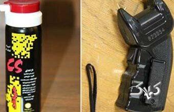 شوکر و گاز اشک آور