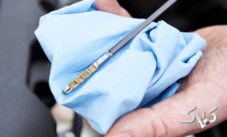 اندازه گیری روغن موتور خودرو