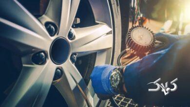 جدول تنظیم باد لاستیک خودرو