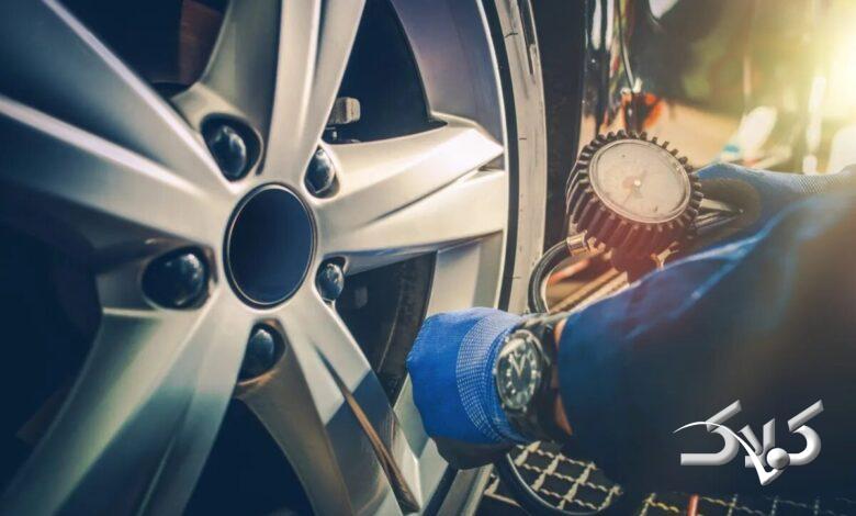 جدول تنظیم باد لاستیک خودرو