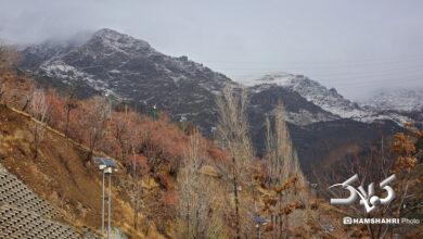 بارانِ پاییزی در تهران