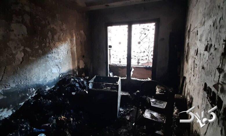 آتش سوزی در خانه حوادث