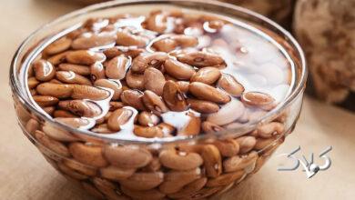 خیساندن نخود و لوبیا