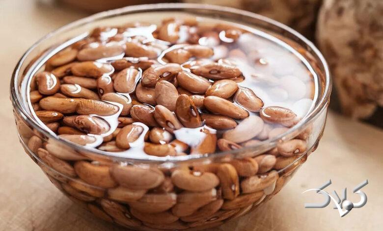 خیساندن نخود و لوبیا