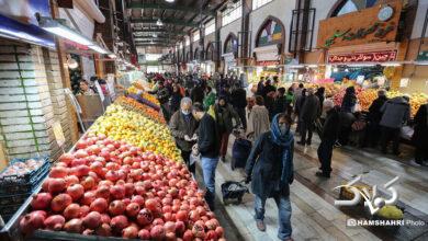 بازار میوه و تره بار جلال آل احمد در آستانه شب یلدا