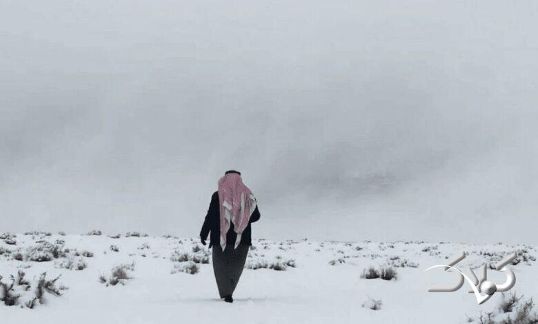 برف در عربستان