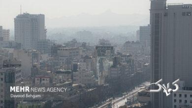 هشدار سازمان هواشناسی برای تهران؛ تشدید آلودگی هوا تا روز دوشنبه