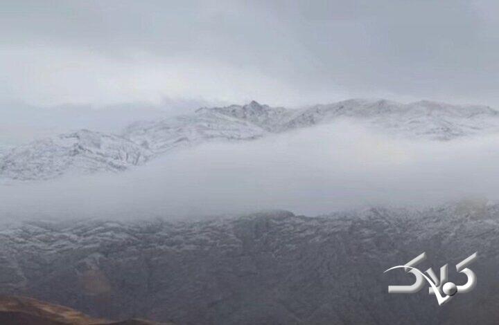 بارش اولین برف پاییزی در روستاهای شهرستان طالقان