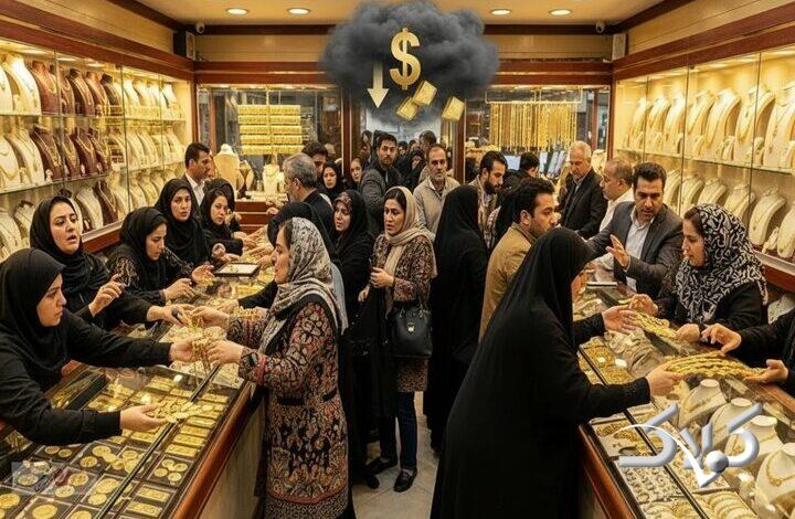 ریزش قیمت طلا و سکه همزمان با عقبنشینی اونس و دلار