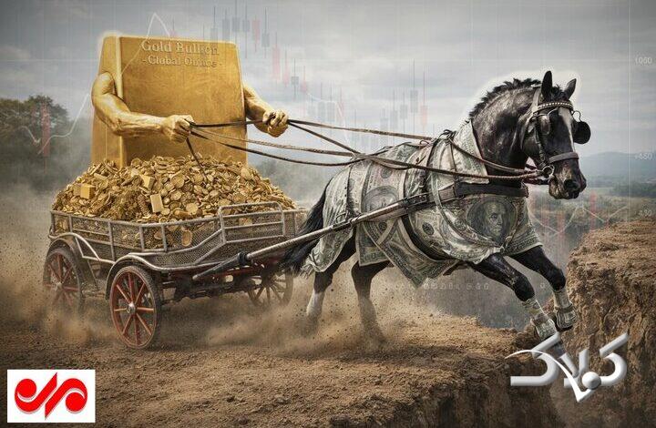 افت قیمت طلا و سکه در بازار ایران؛ افسار دلار کشیده شد؟