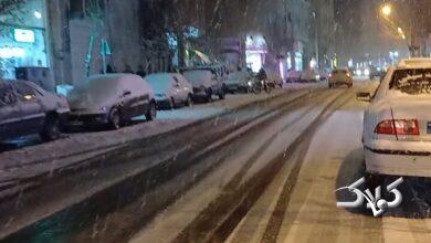 تصاویری از بارش برف و بوران در ارومیه و سردشت