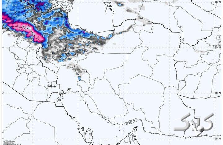 سامانه بارشی جدید برف و باران در راه ۲۰ استان کشور از روز پنجشنبه