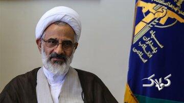 نماینده ولی فقیه در سپاه: هیچ خدمتی با خدمت علما قابل قیاس نیست/ ملت ایران با وجود همه دشواریها همچنان پای انقلاب و ولایت ایستاده است