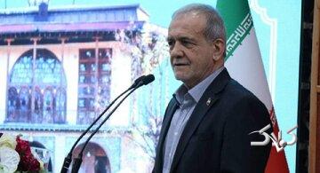 دیدار پزشکیان با خانواده شهید مسیحی + عکس