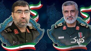 اولین عکس از سنگ مزار مشترک شهیدان سردار حاجیزاده و باقری با طرحی متفاوت