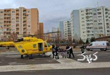 اعزام بالگرد اورژانس برای امداد به دانش‌آموزان