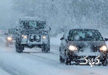 این جاده به دلیل کولاک شدید مسدود شد