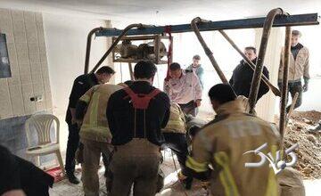 گرفتار شدن دو کارگر در چاه ۲۵ متری/ جزئیات