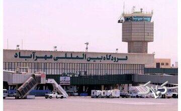 نصب تندیس والرین در ورودی فرودگاه مهرآباد/ عکس