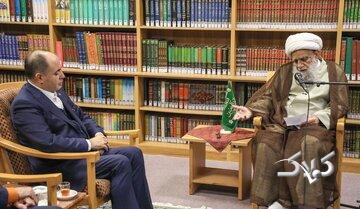 دیدار مهم آیتالله کریمی جهرمی با وزیر جهاد کشاورزی/ استاد حوزه علمیه قم چه نکتهای درباره وعدههای غذایی مردم را به وزیر جهاد کشاورزی گوشزد کرد؟