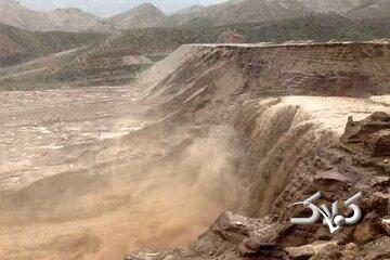 بزرگترین سد خاکی جزیره قشم سرریز شد